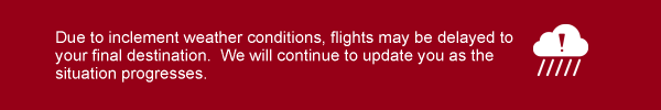 Shipping delay notification