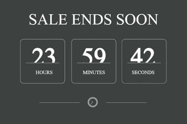 Custom timer with glow