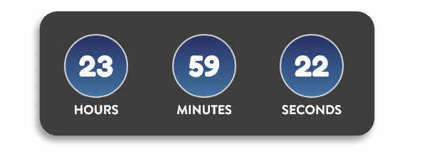 Slim countdown timer