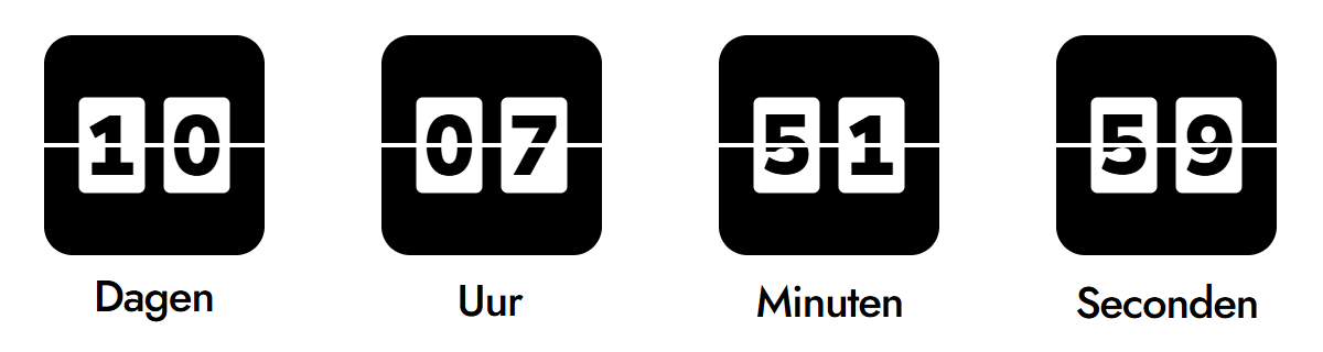 Dutch countdown timer