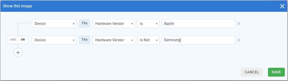 Hardware Vendor Screenshot