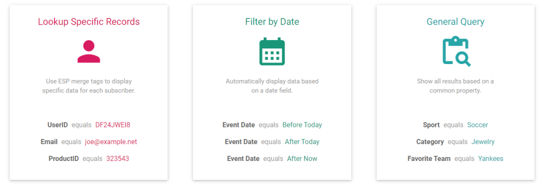 CSV Query Options